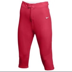 Nike Women's Red Sports Shorts. Soft ball pants
